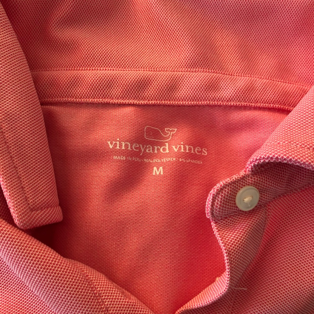 COPY - Vineyard Vines pink polo golf shirt - Picture 2 of 2